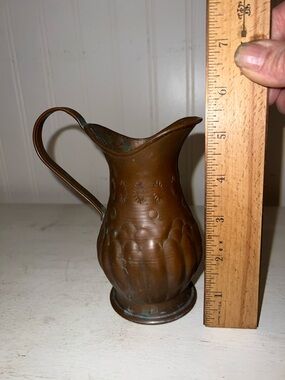 Vintage Germany Copper vase pitcher